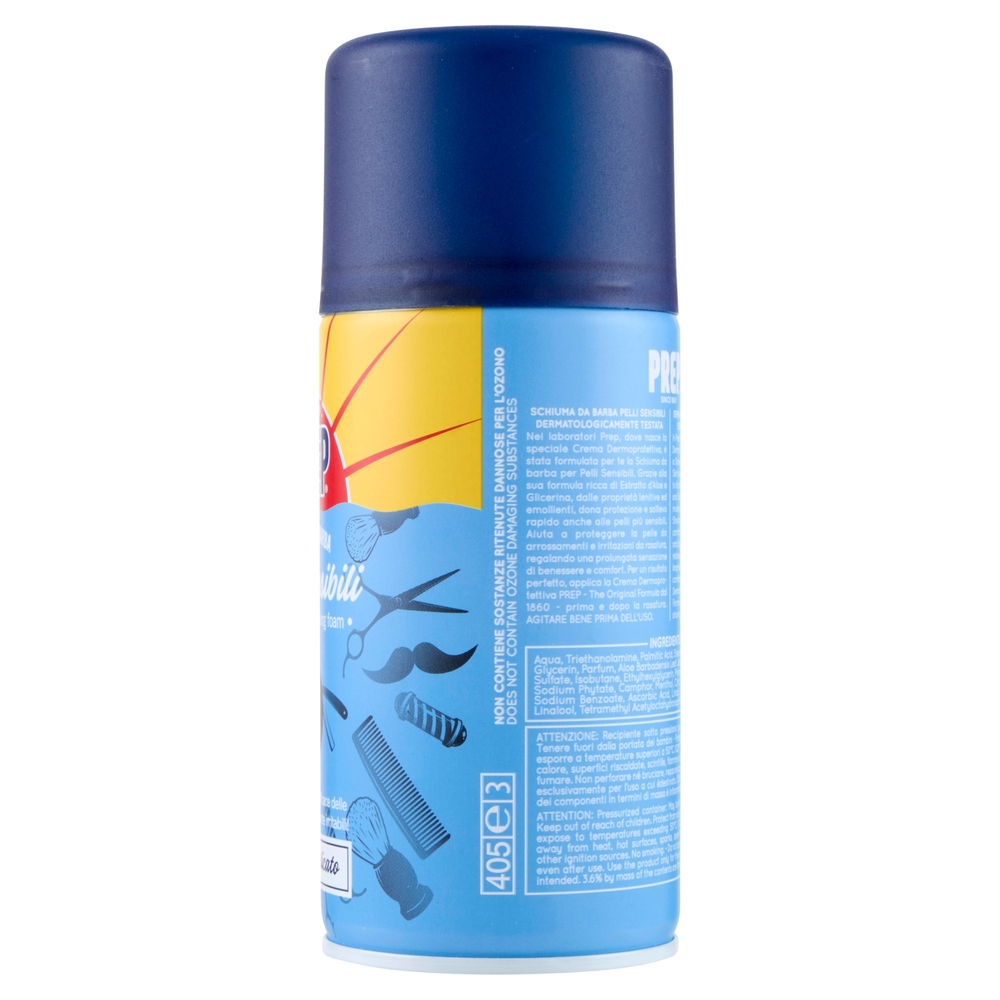 Prep Schiuma da barba pelli sensibili 300 ml